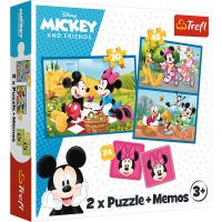 Trefl 2in1 Puzzle Disney Standart Karakterleriyle2 (27,5x20,5cm)